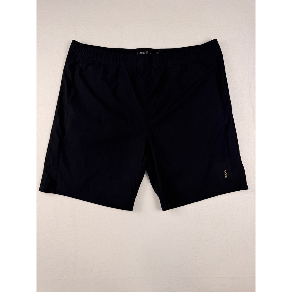Balance Collection Mens Athletic Shorts Black XL Performance Gym Training 7in